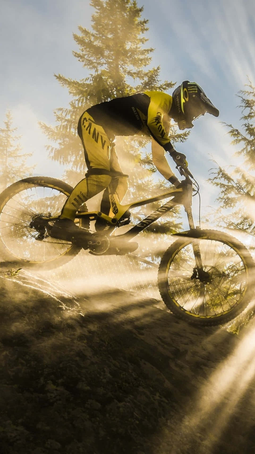 Mastering The Ramp: An Athlete Cruising On A Bmx Bike