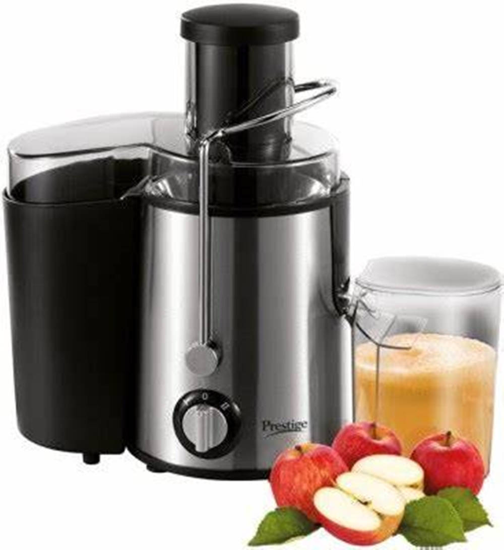 Masticating Juicer And Apples Background