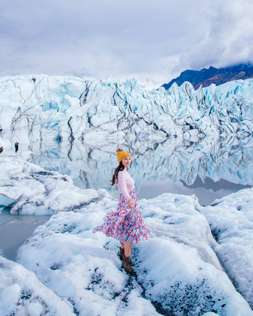 Matanuska Glacier In Anchorage Background