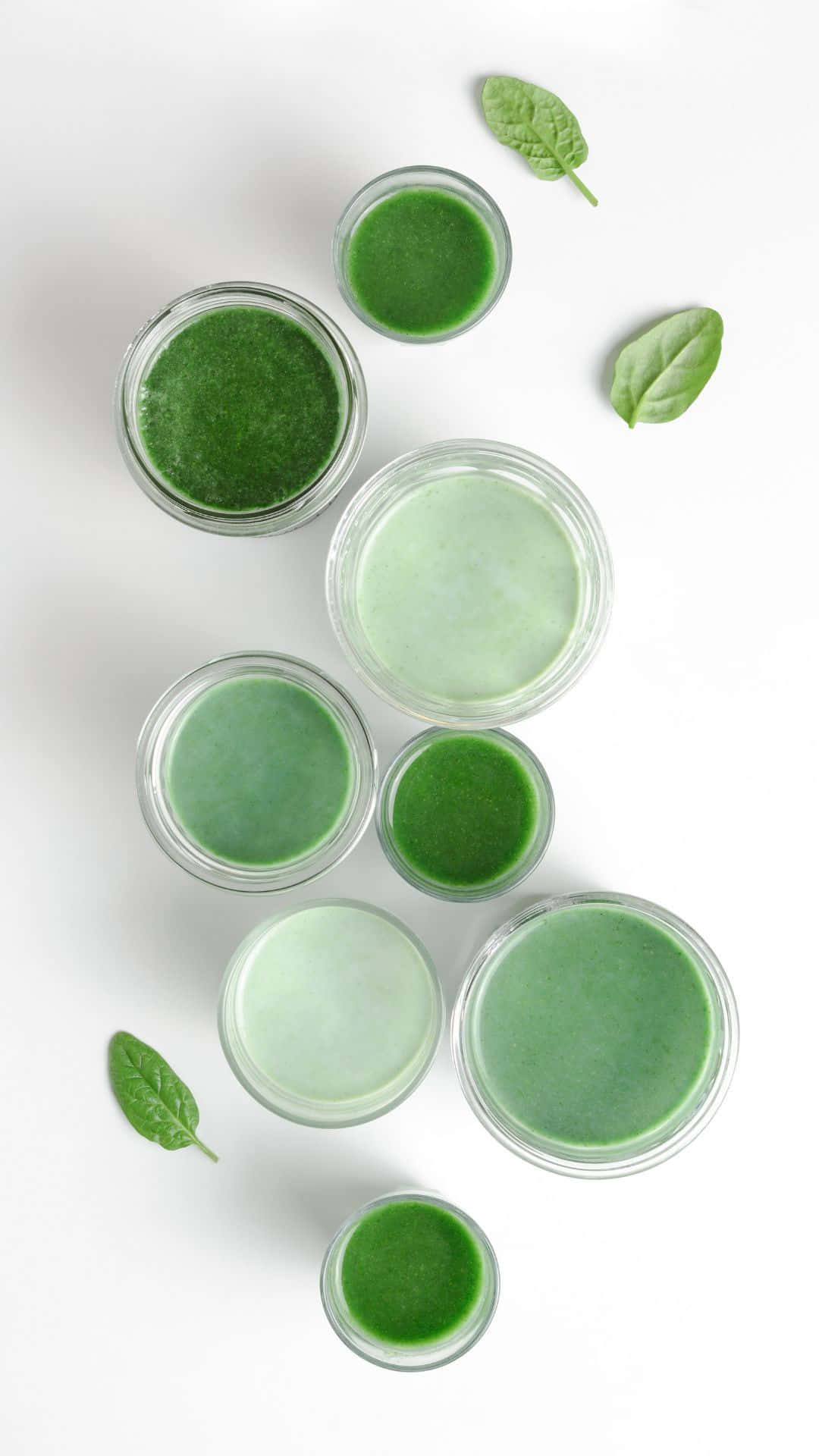 Matcha Green Tea Sage Aesthetic Background