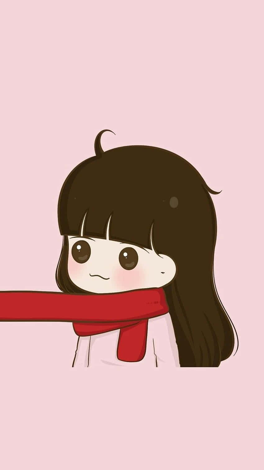 Matching Anime Couple Girl Scarf