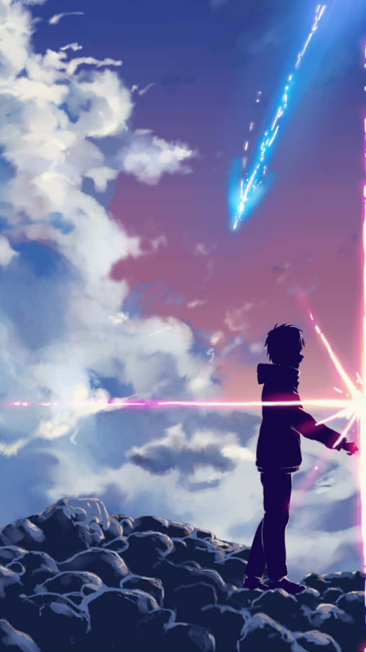 Matching Anime Your Name Comet Background