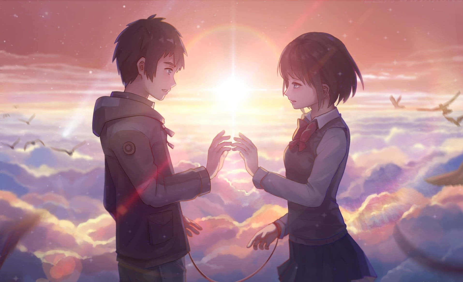 Matching Anime Your Name Twilight Background