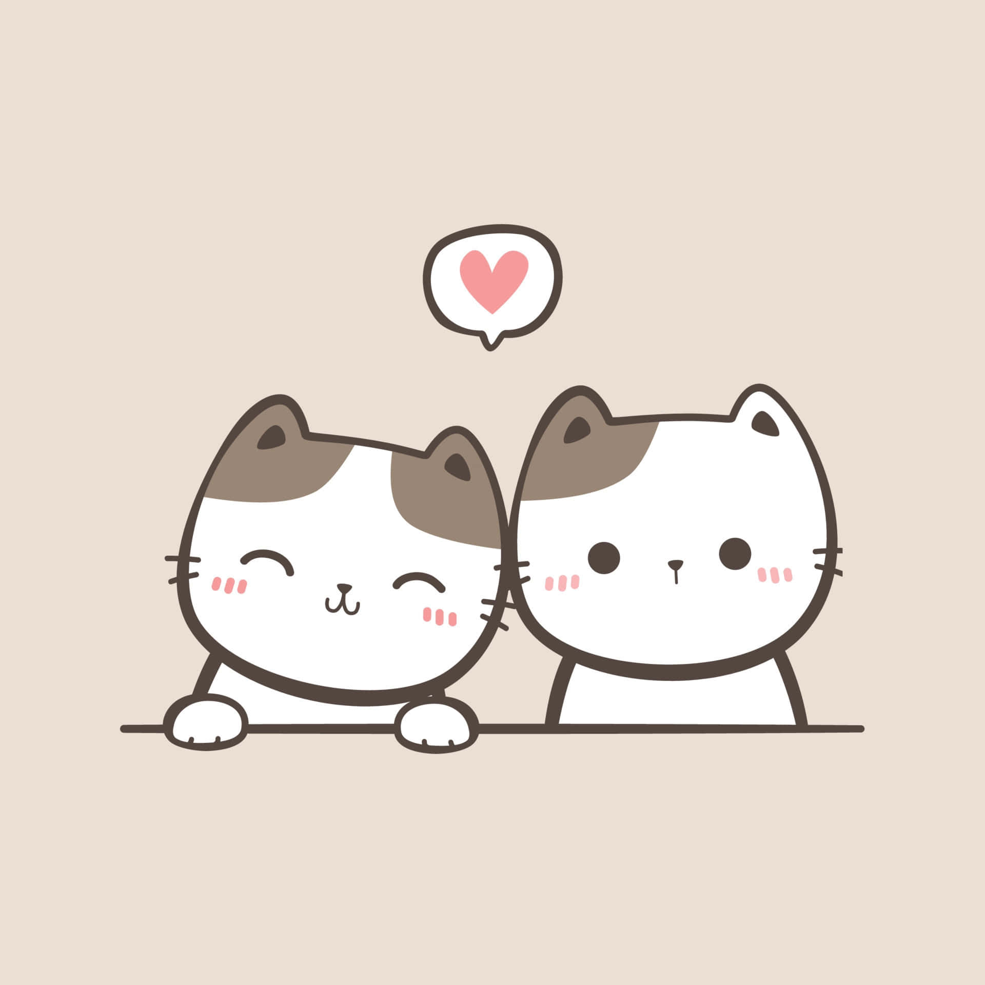Matching Cat Pfp Heart