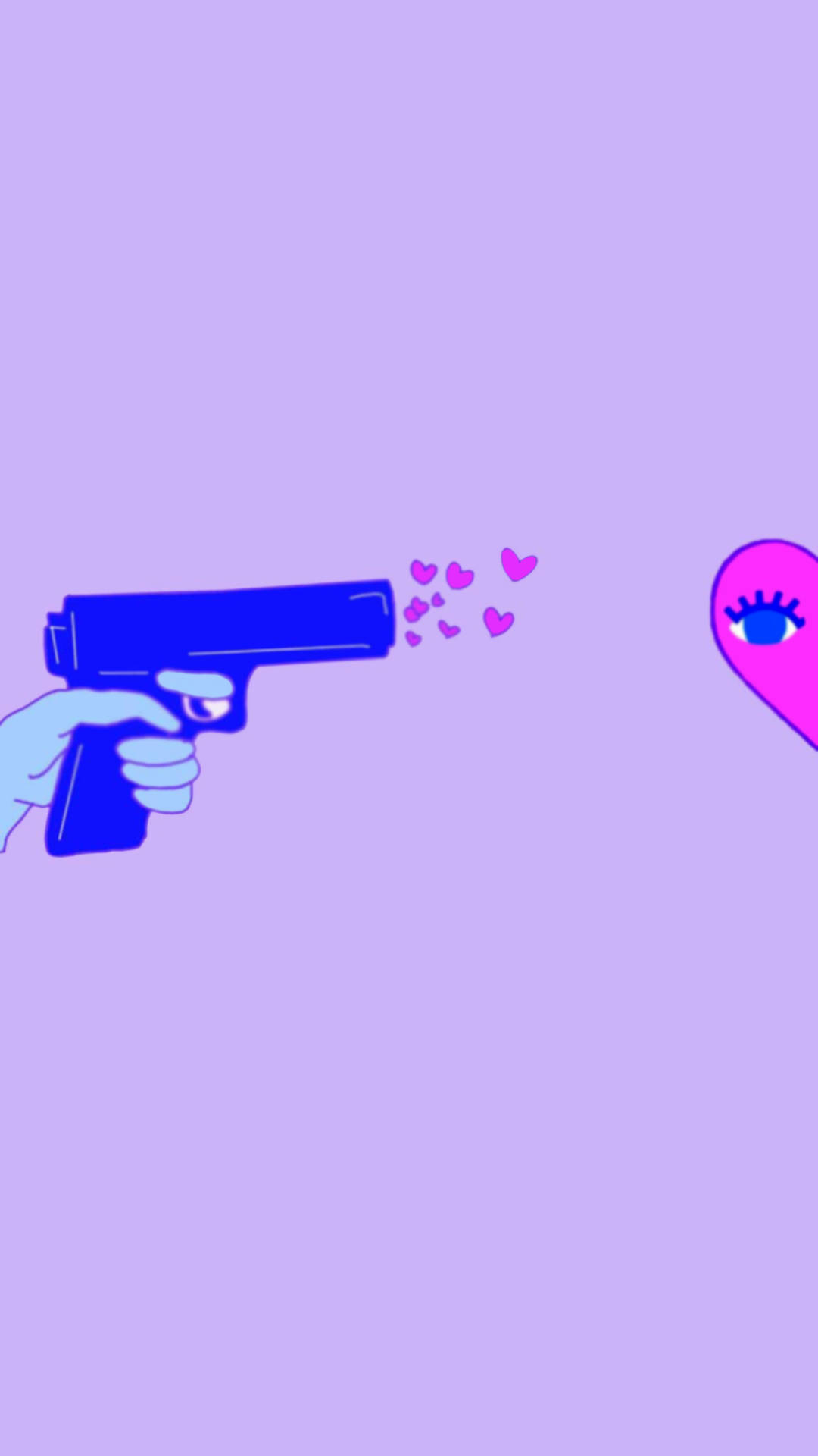 Matching Left Love Gun