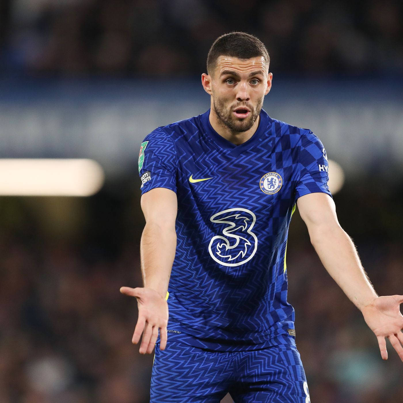 Mateo Kovacic Hands Reaching Background