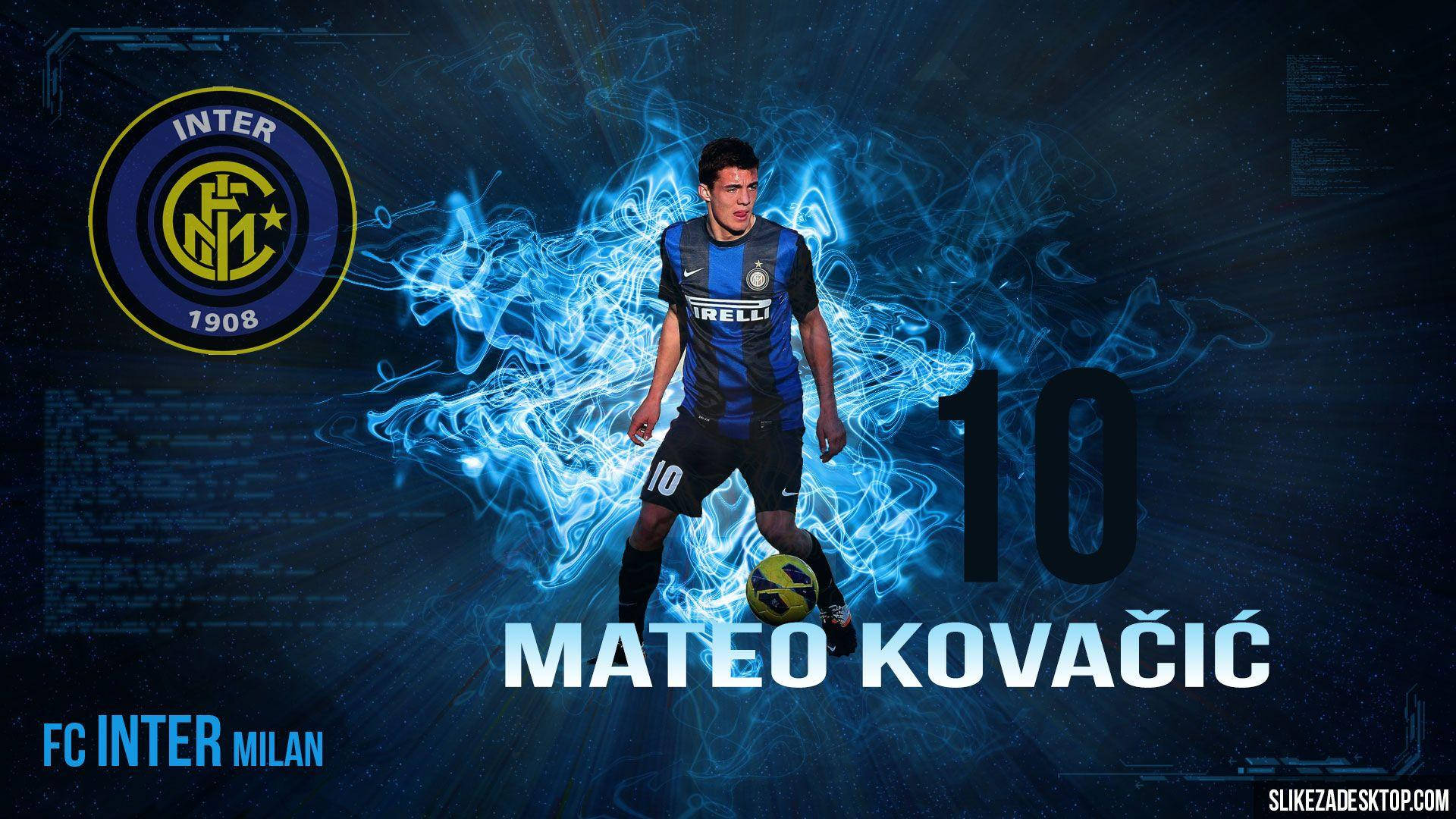 Mateo Kovacic Ice Blue Flame Background