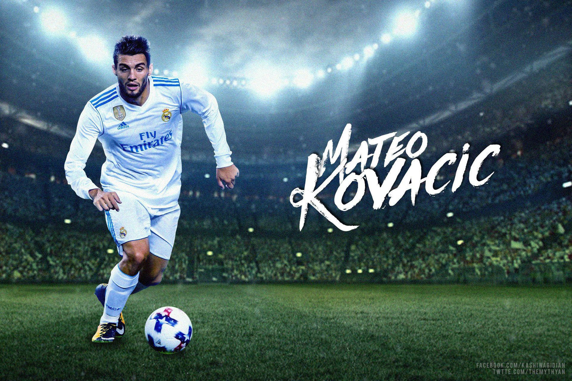 Mateo Kovacic White Font Background