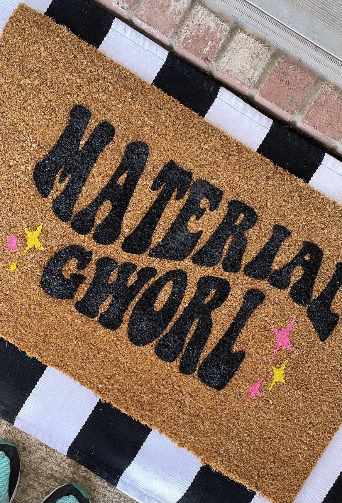 Material Gworl Coir Floor Mat Background