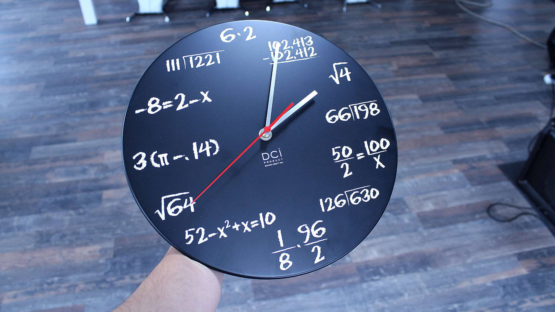 Math Clock Tiempo Background Background