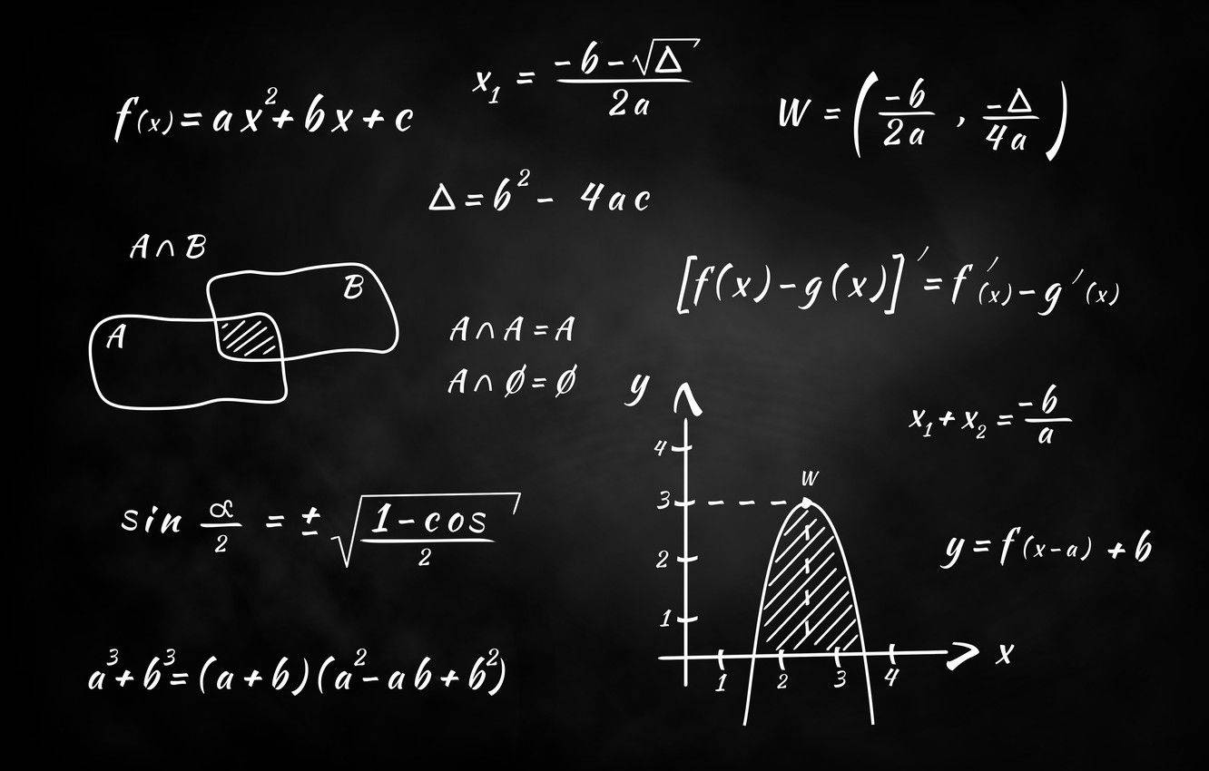 Mathematics Equation And Diagram Background