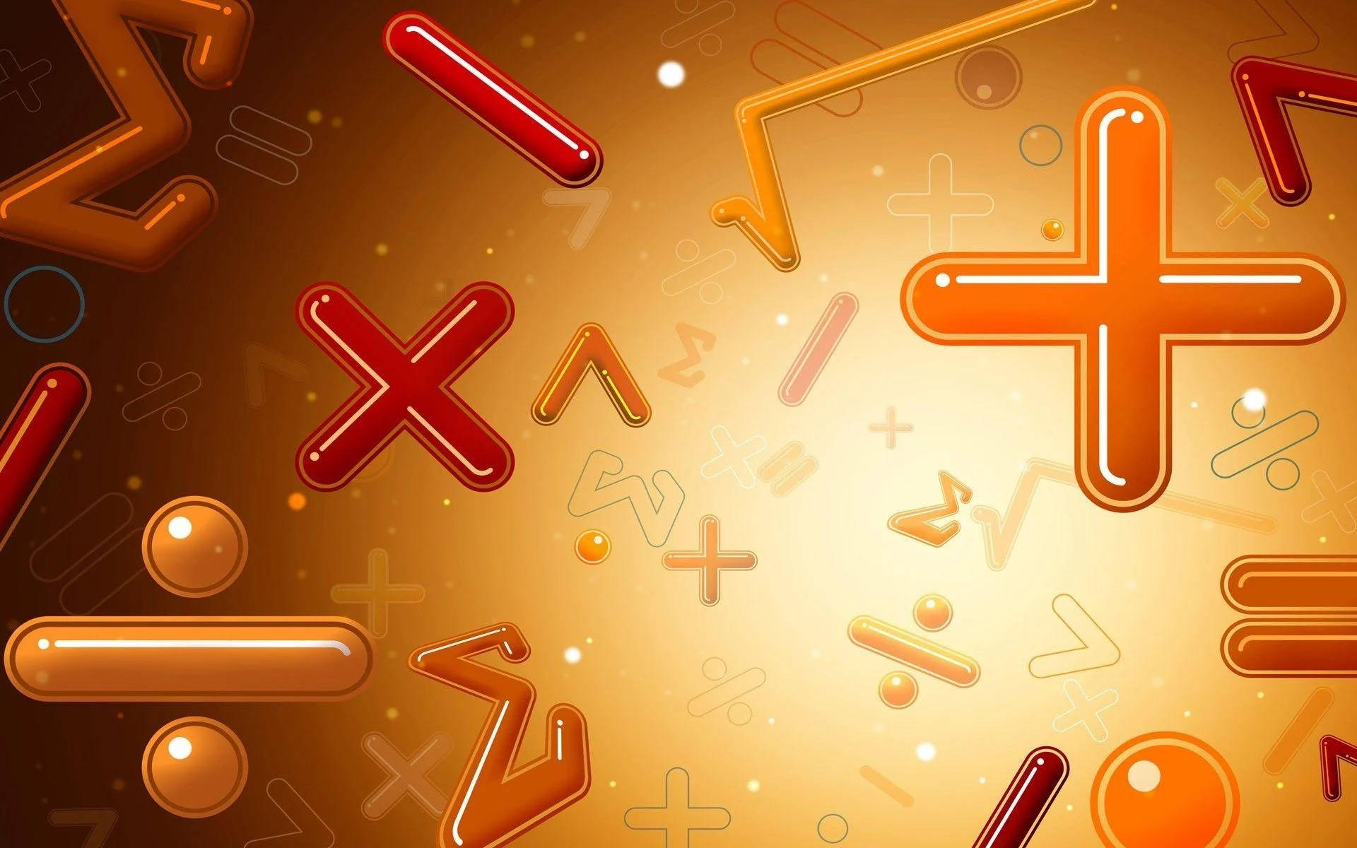 Mathematics Formula Symbols Background