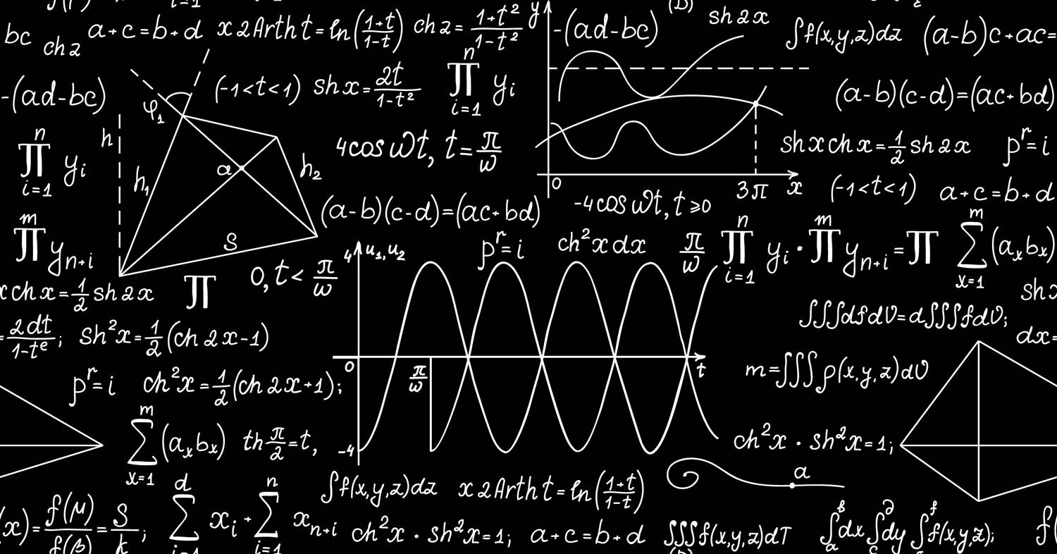 Mathematics Quantum Physics Formulas Background