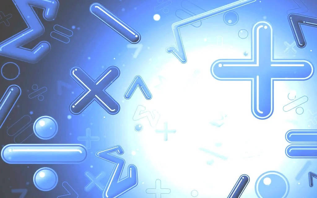 Mathematics Symbols And Icons Background