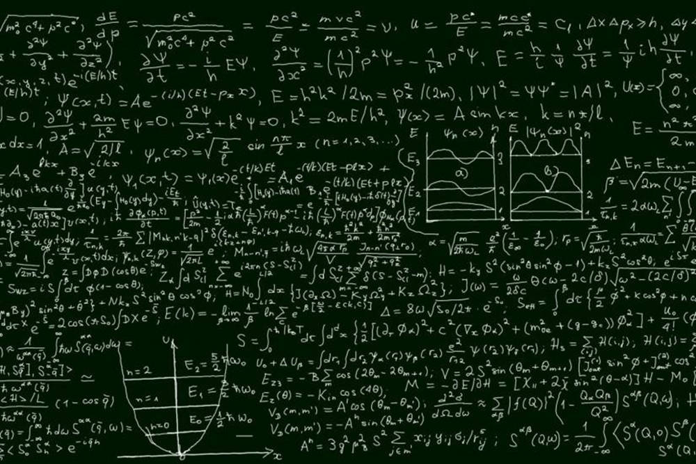 Mathematics Written Equations And Numbers