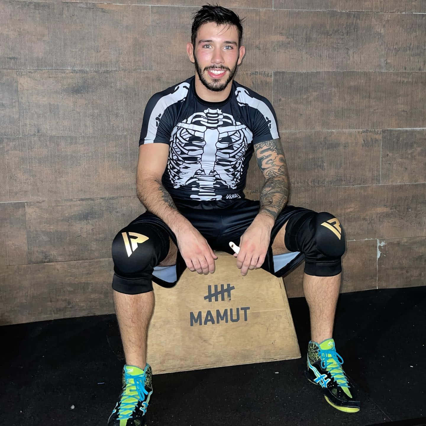 Matheus Nicolau Sitting On A Pedestal