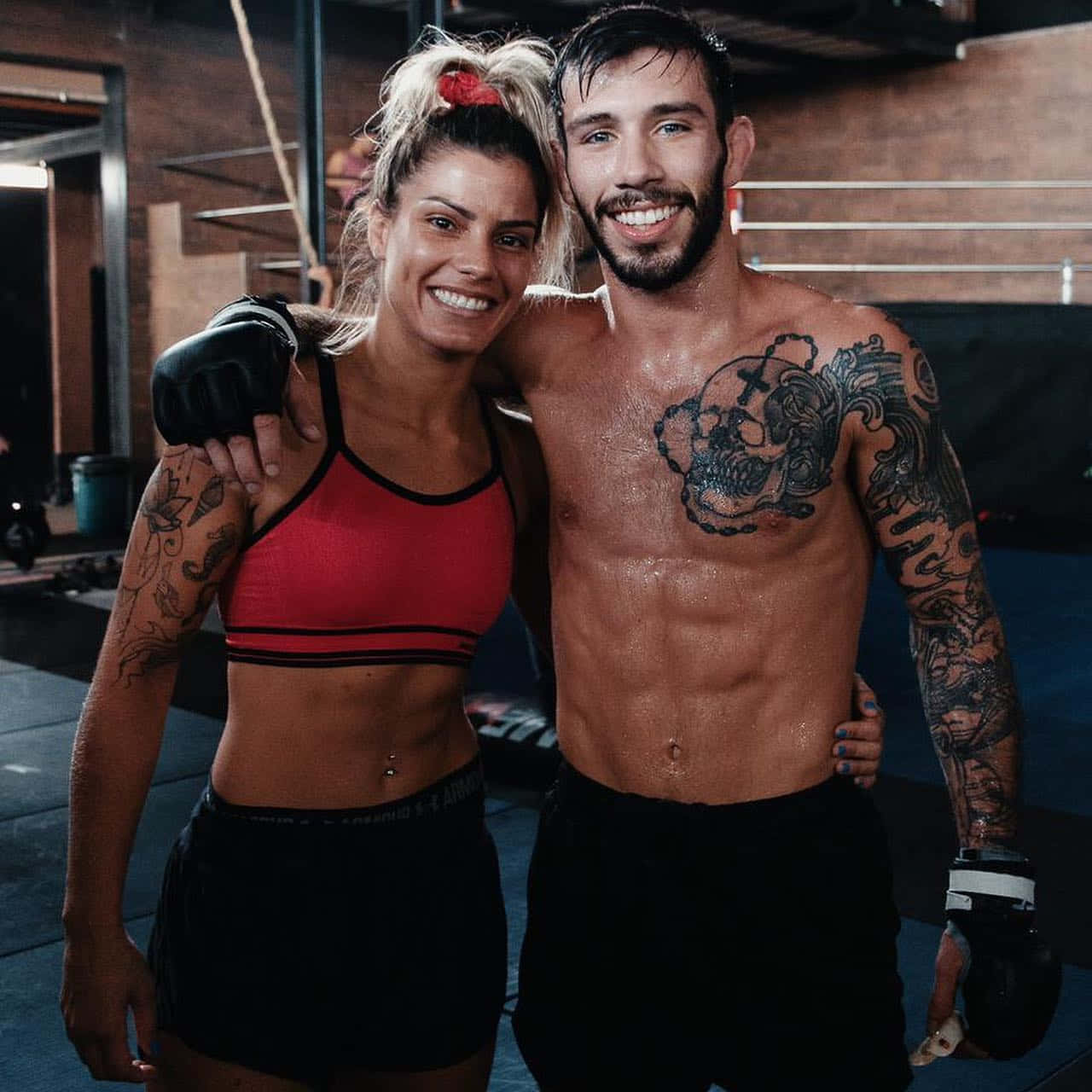 Matheus Nicolau With Wife Luana Pinheiro