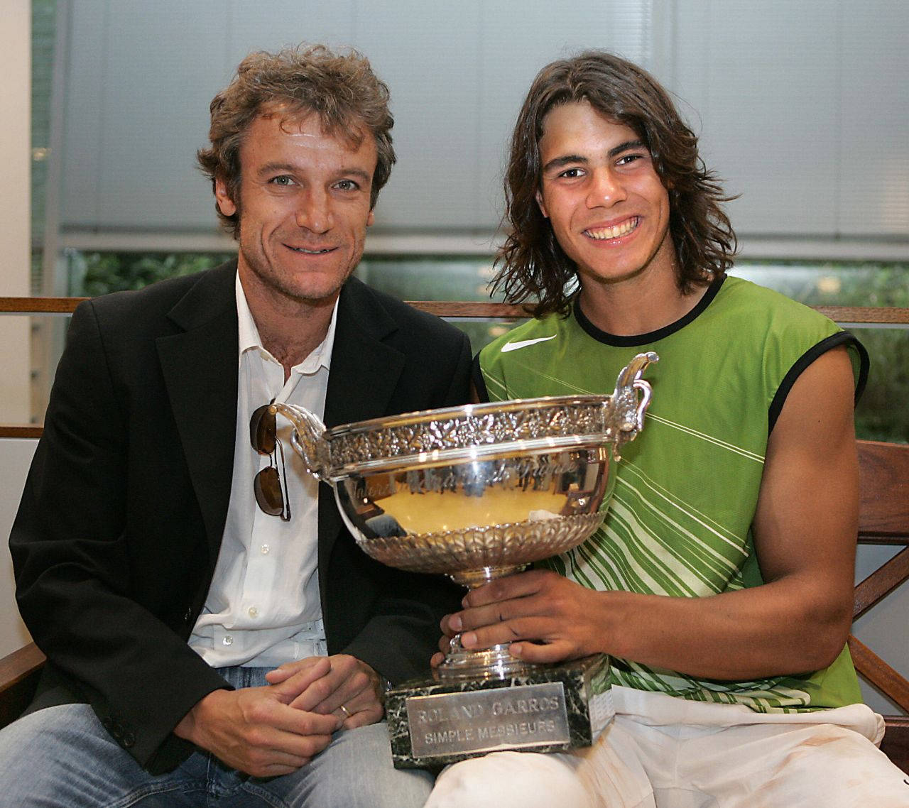 Mats Wilander And Rafael Nadal Background