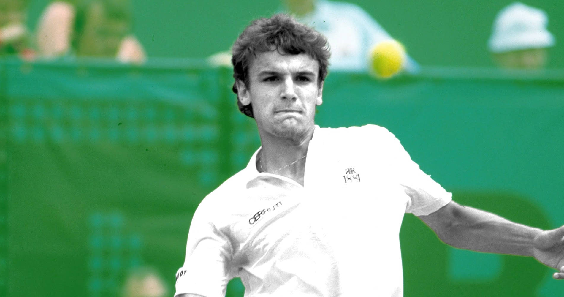 Mats Wilander Green Poster Background