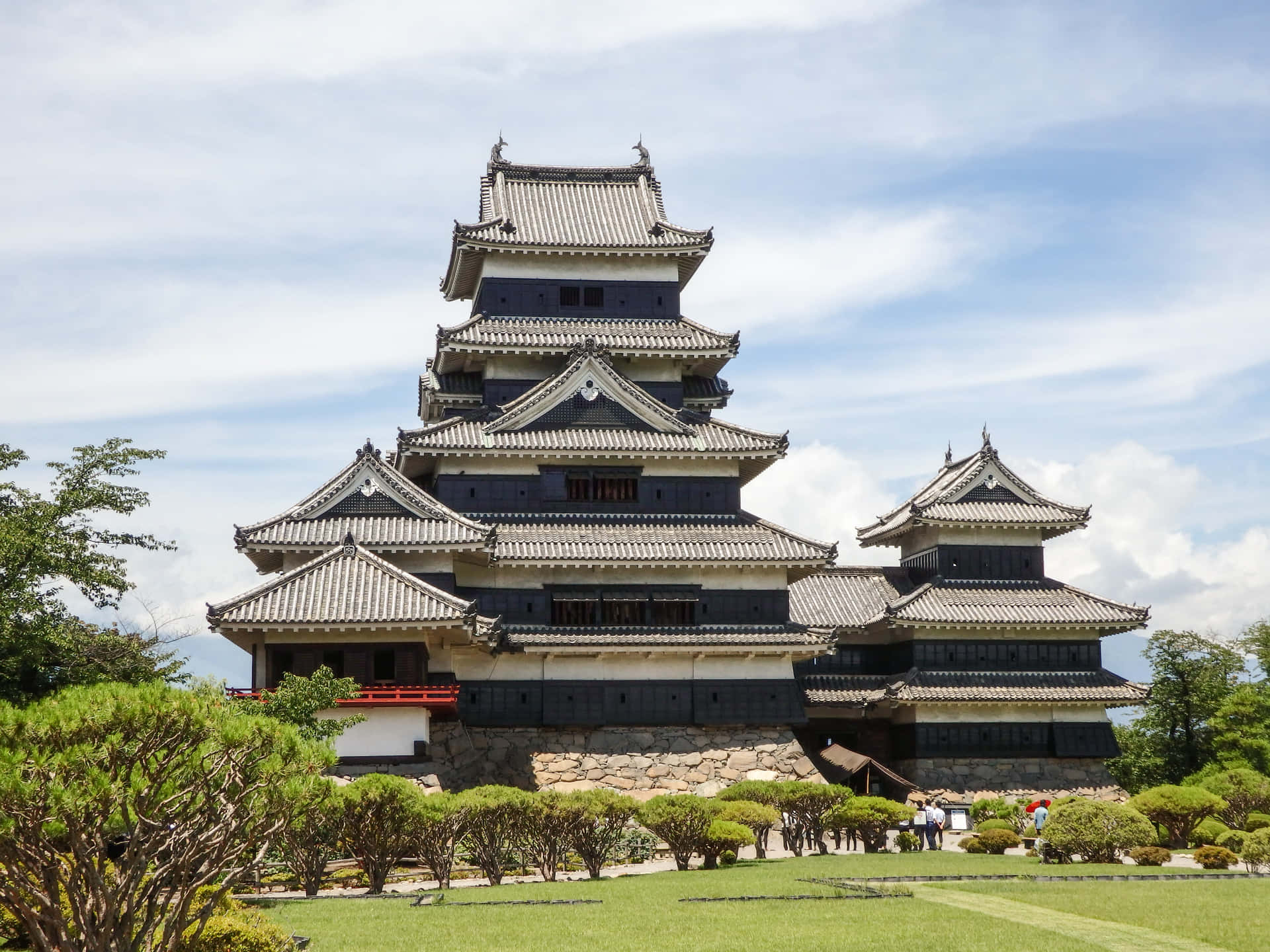 Matsumoto Castle Five External Levels Background