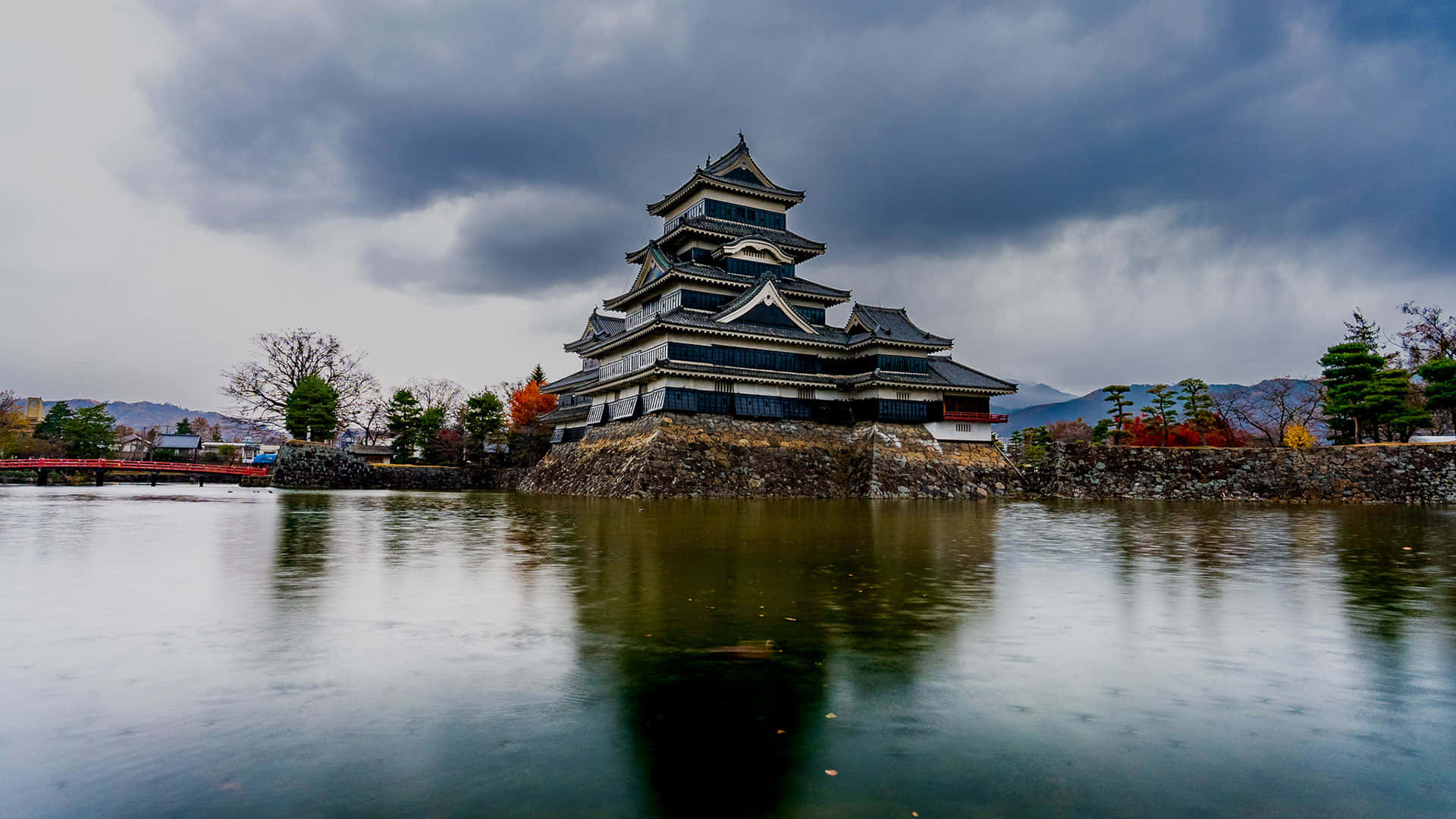 Matsumoto Castle Reflection Japan
