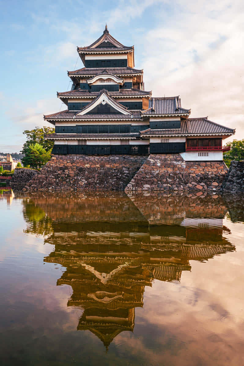 Matsumoto Castle Reflection Japan
