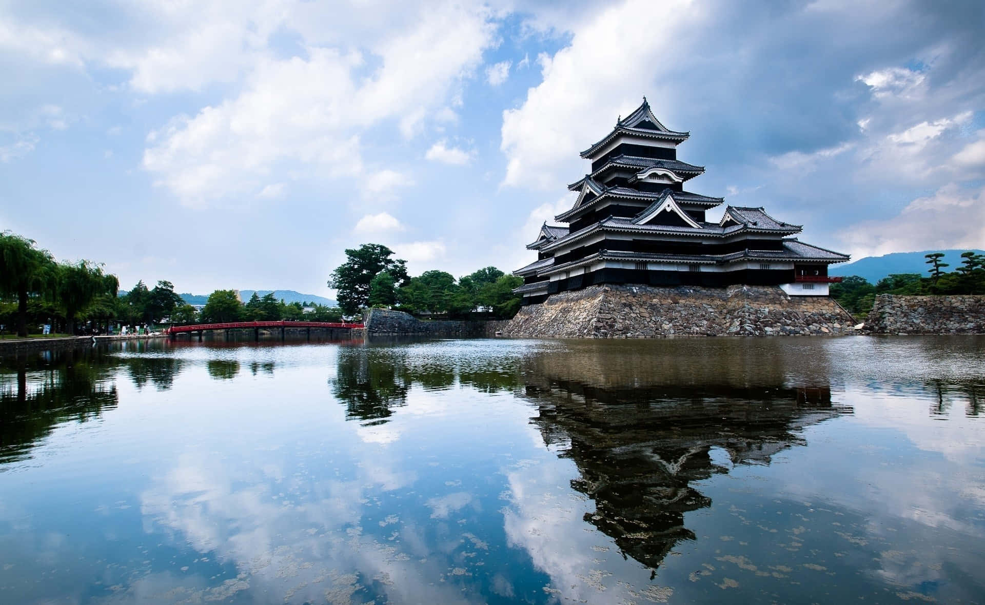 Matsumoto Castle Reflection Japan