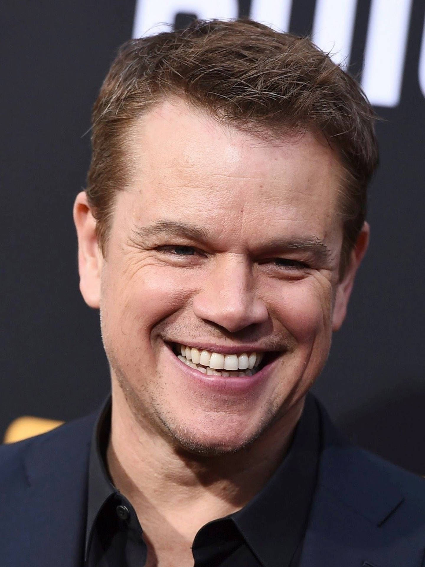 Matt Damon Cute Smile Background