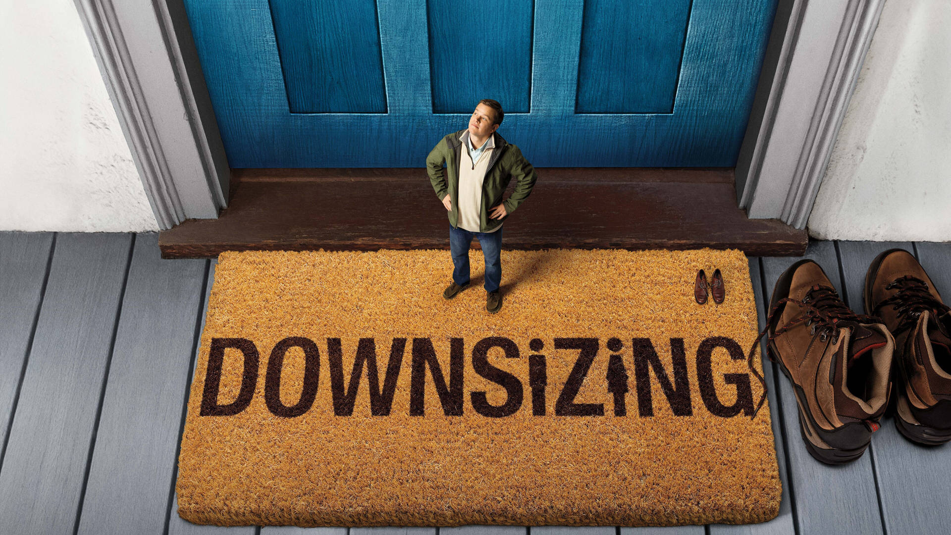 Matt Damon In Downsizing Film Background