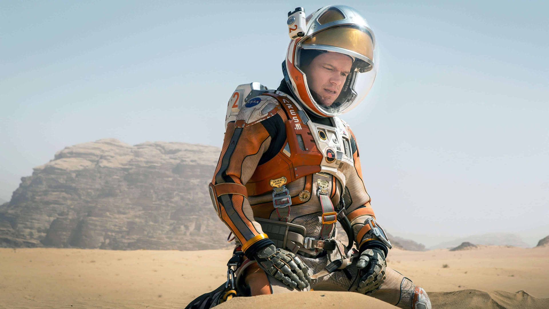 Matt Damon In The Martian Film Background