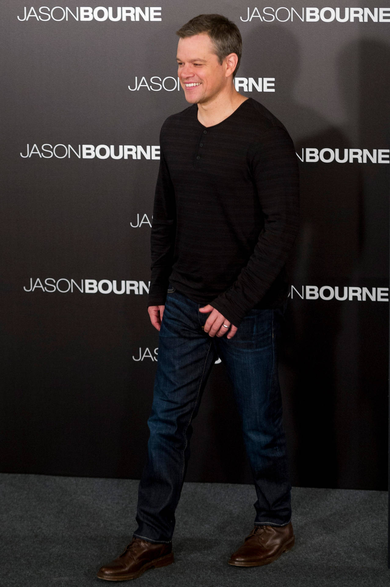 Matt Damon Jason Bourne Premiere Background