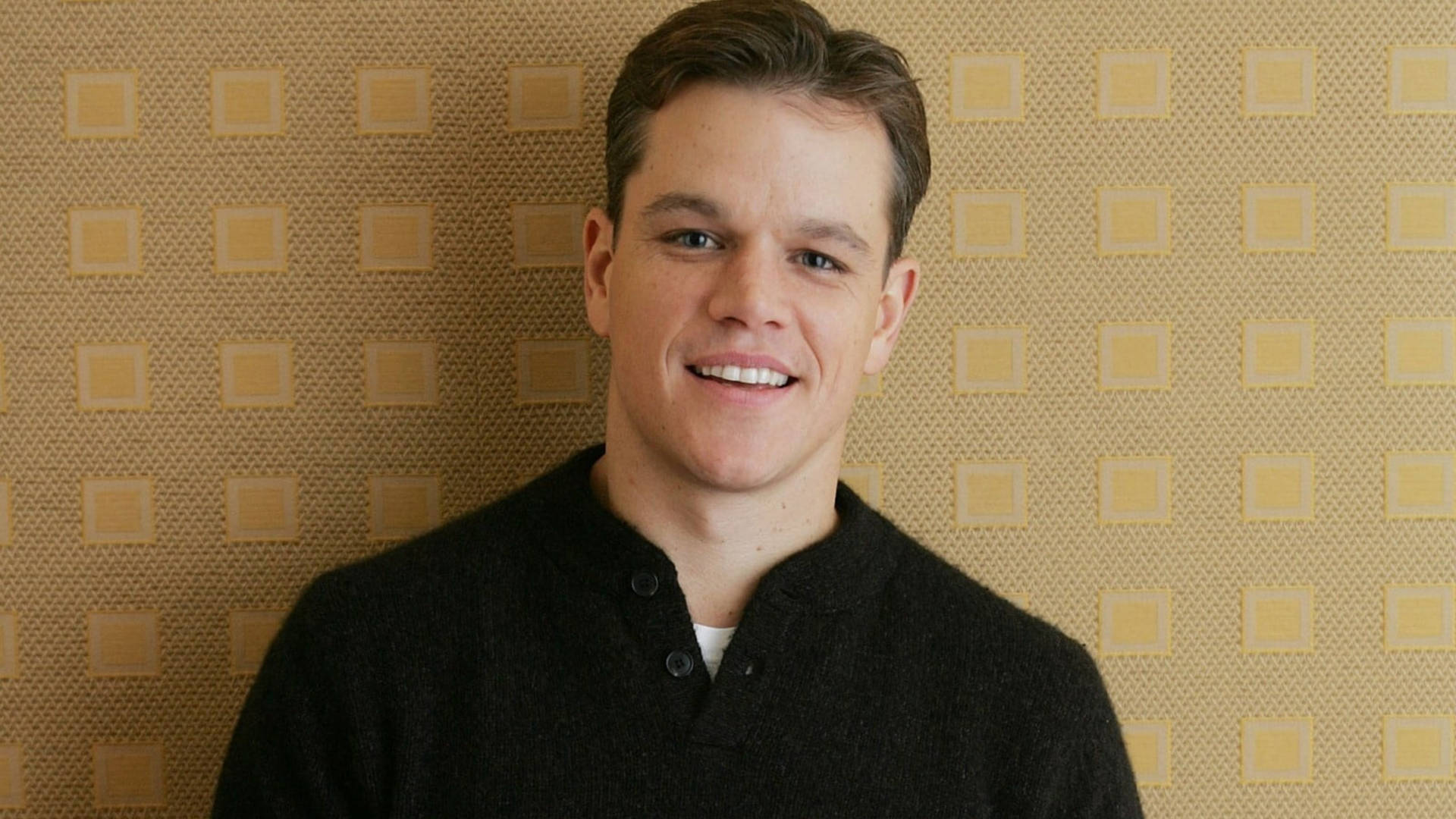 Matt Damon Mid-parted Hair Background