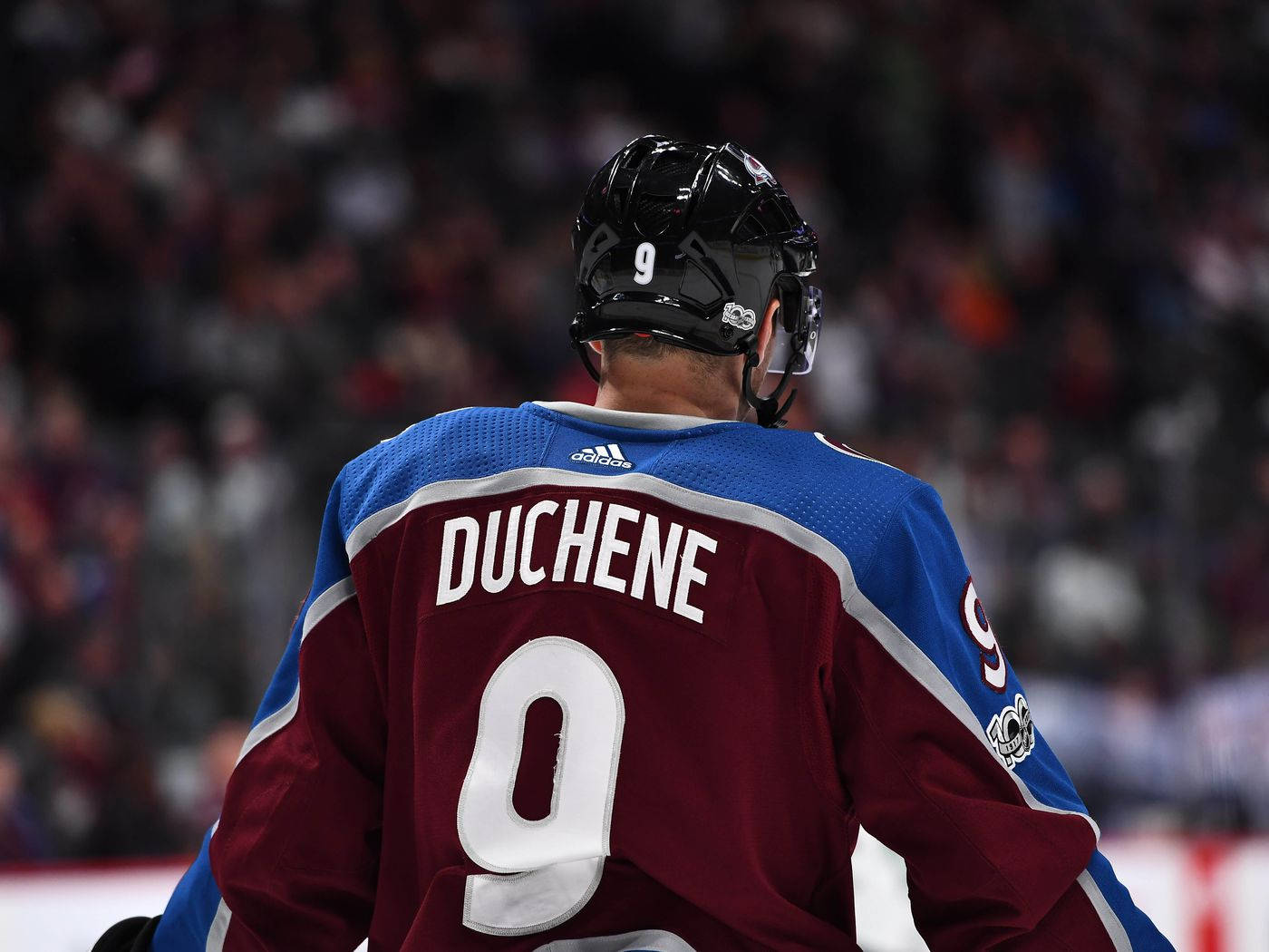 Matt Duchene In His Colorado Avalanche Jersey Background