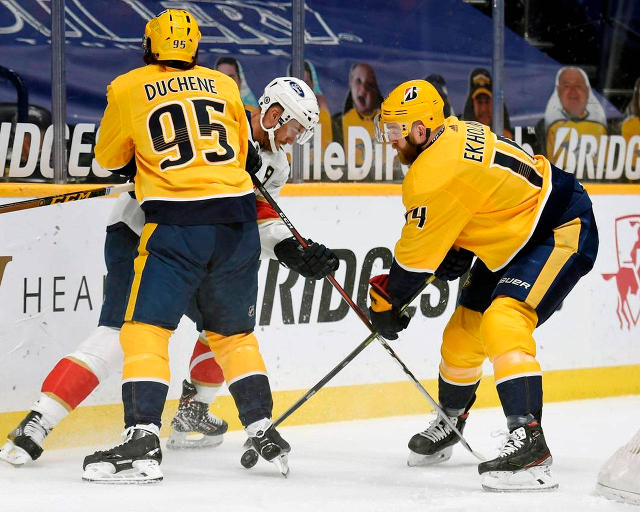 Matt Duchene Nashville Predators Defense Background