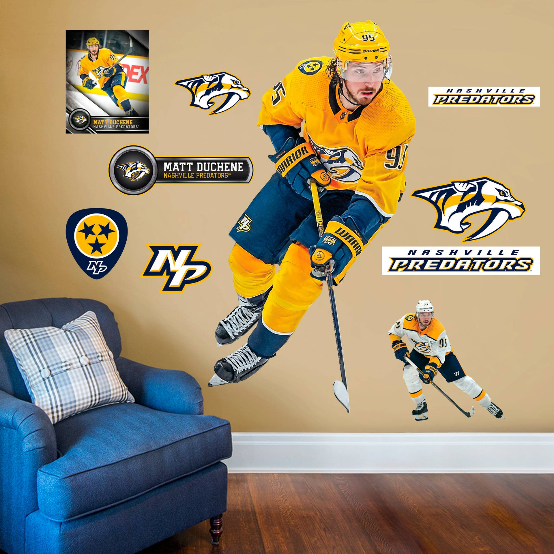 Matt Duchene Nashville Predators Ice Hockey Background