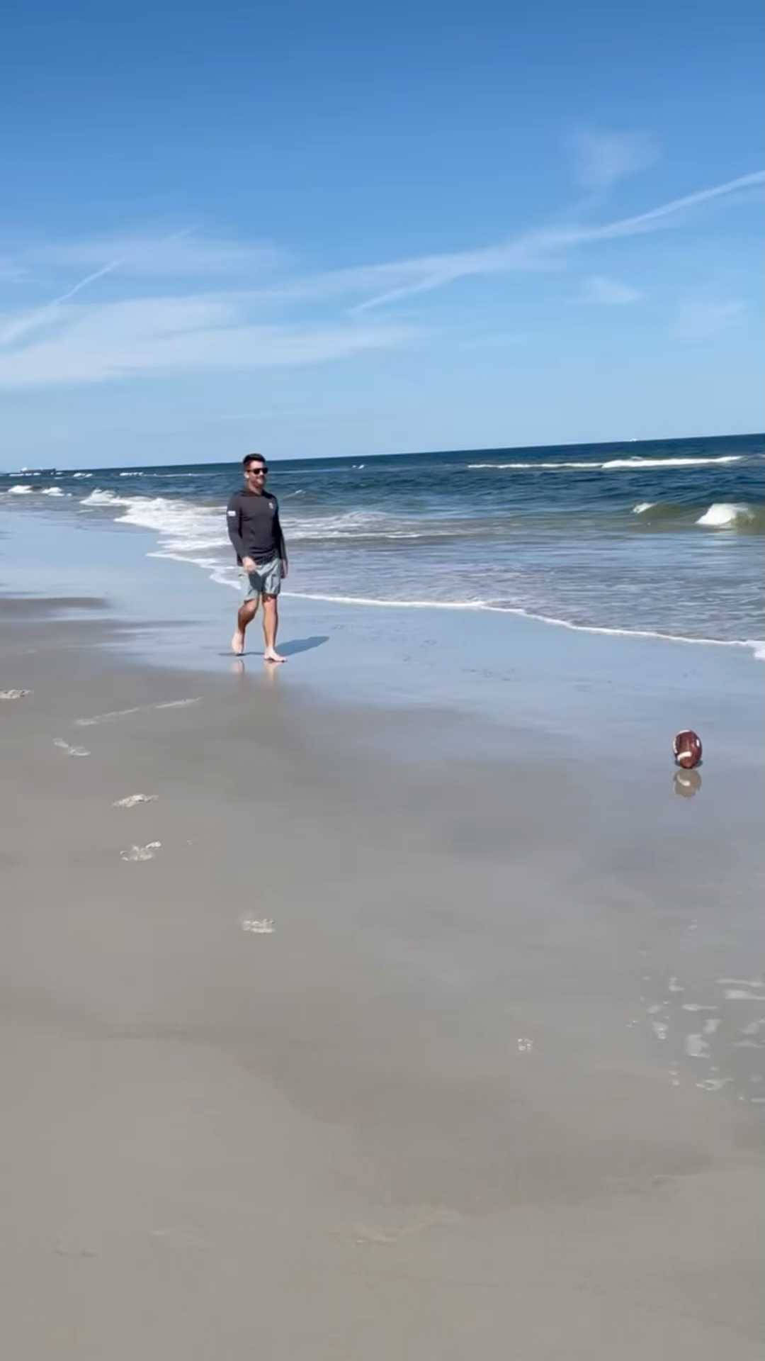 Matt Every Strolling Along The Beach