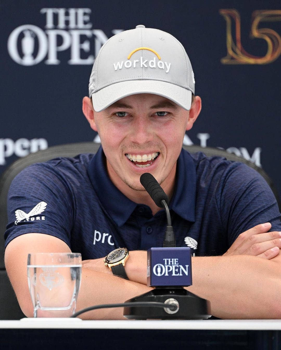 Matt Fitzpatrick British Open Interview Background