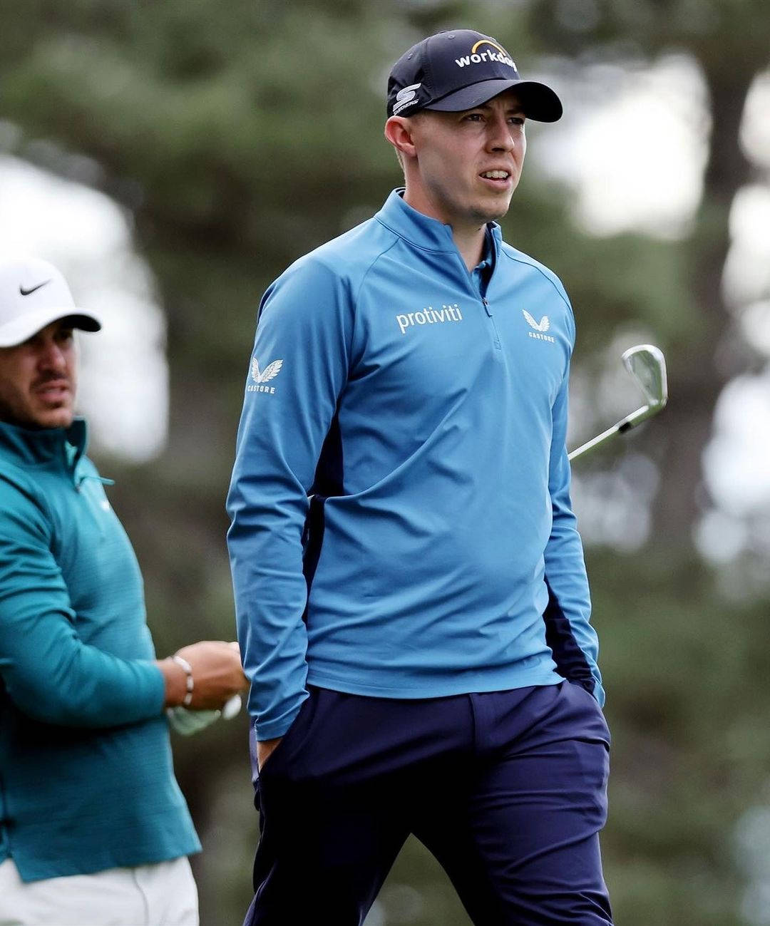 Matt Fitzpatrick Hands In Pocket Background