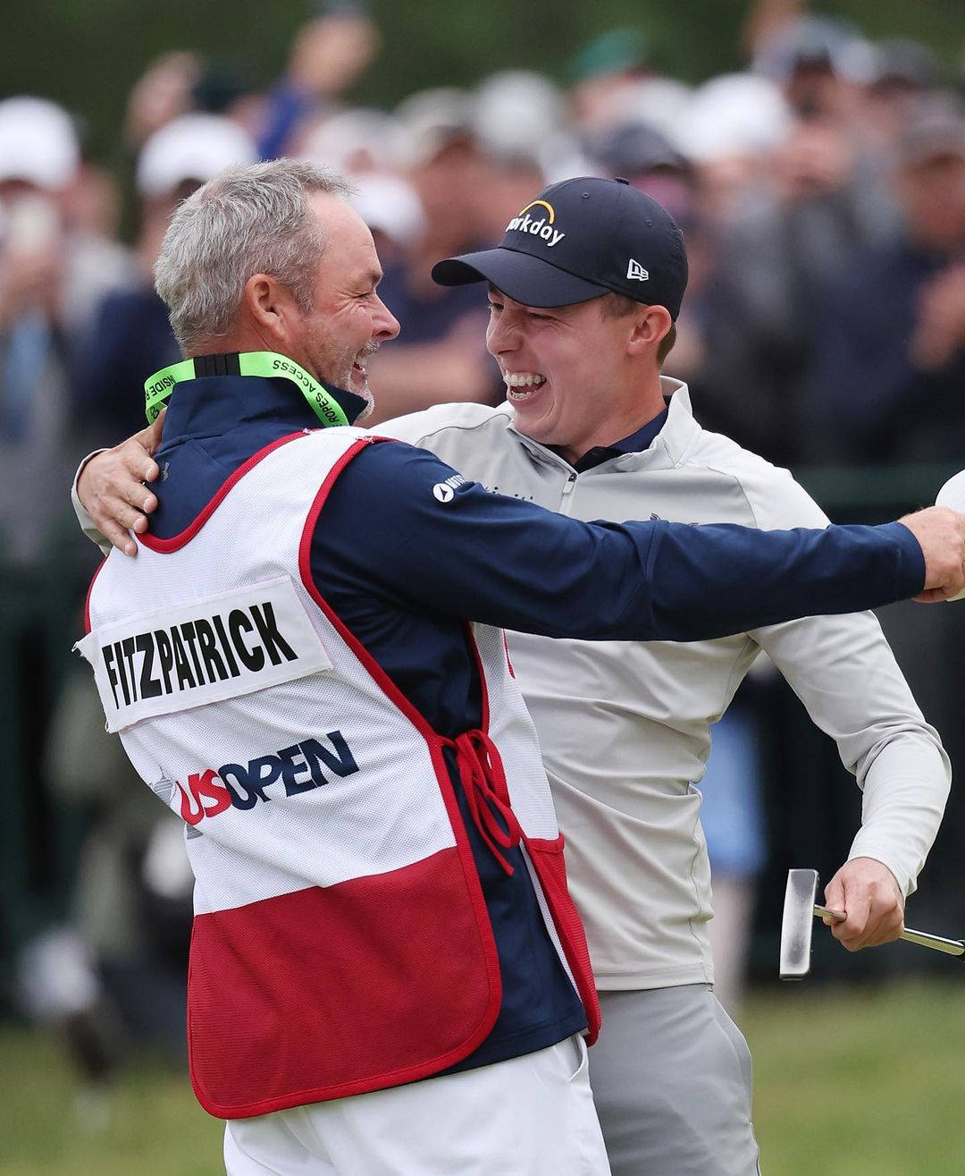 Matt Fitzpatrick Hug