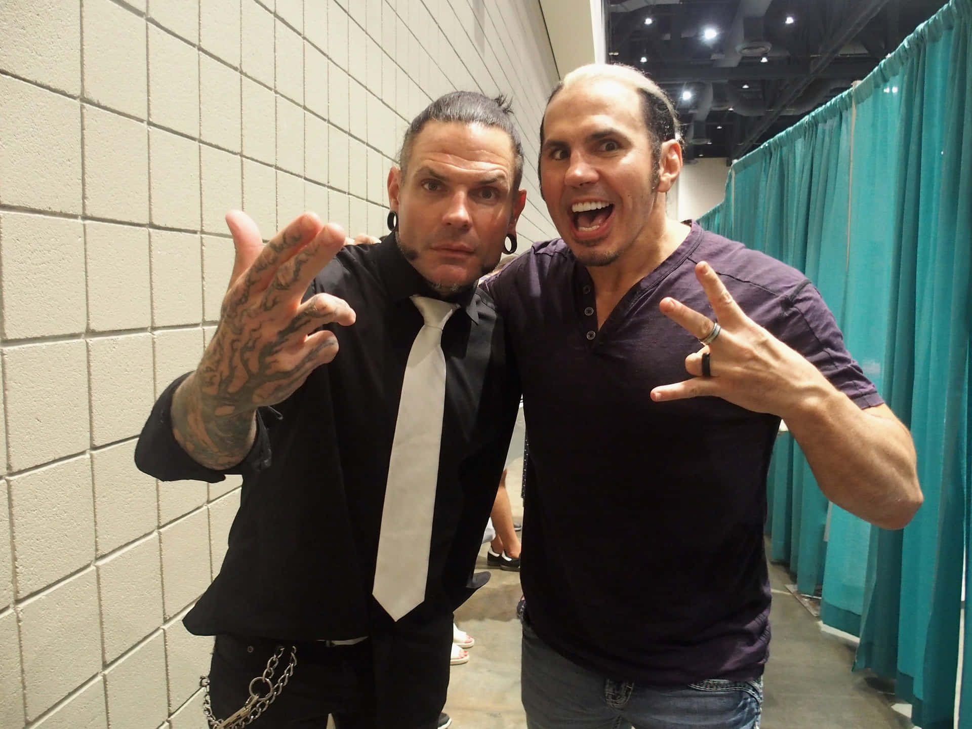 Matt Hardy With Brother Jeff Hardy