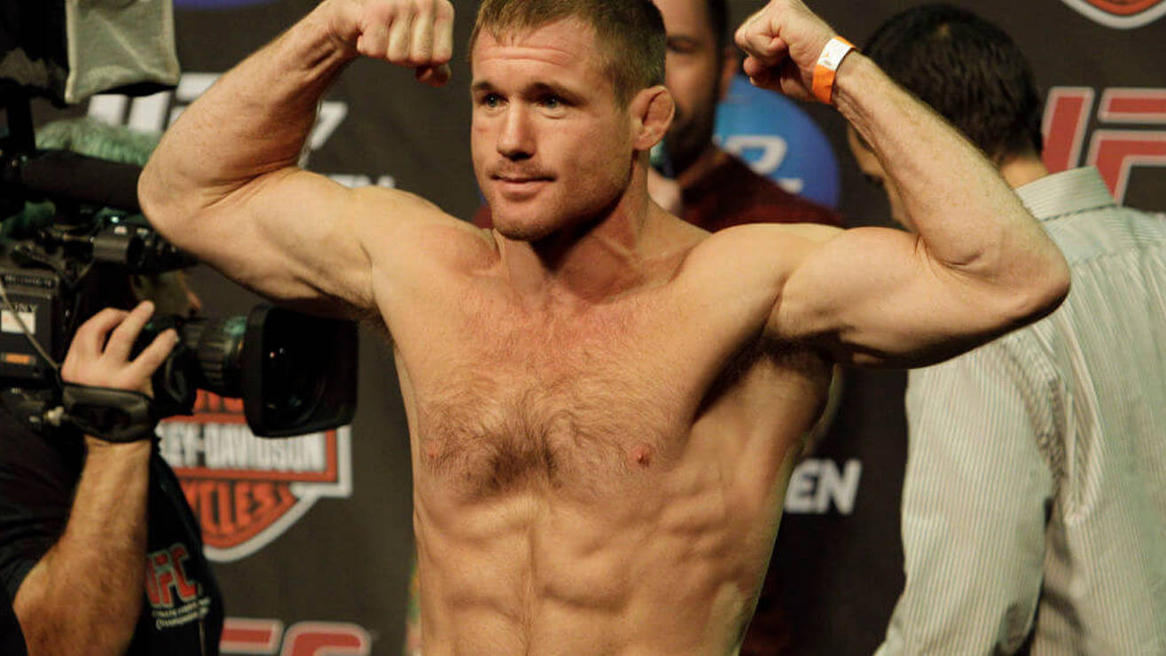 Matt Hughes At A Weigh-in Background