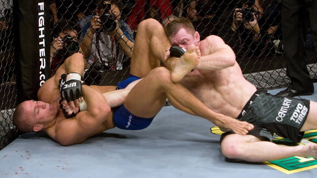 Matt Hughes Getting Locked