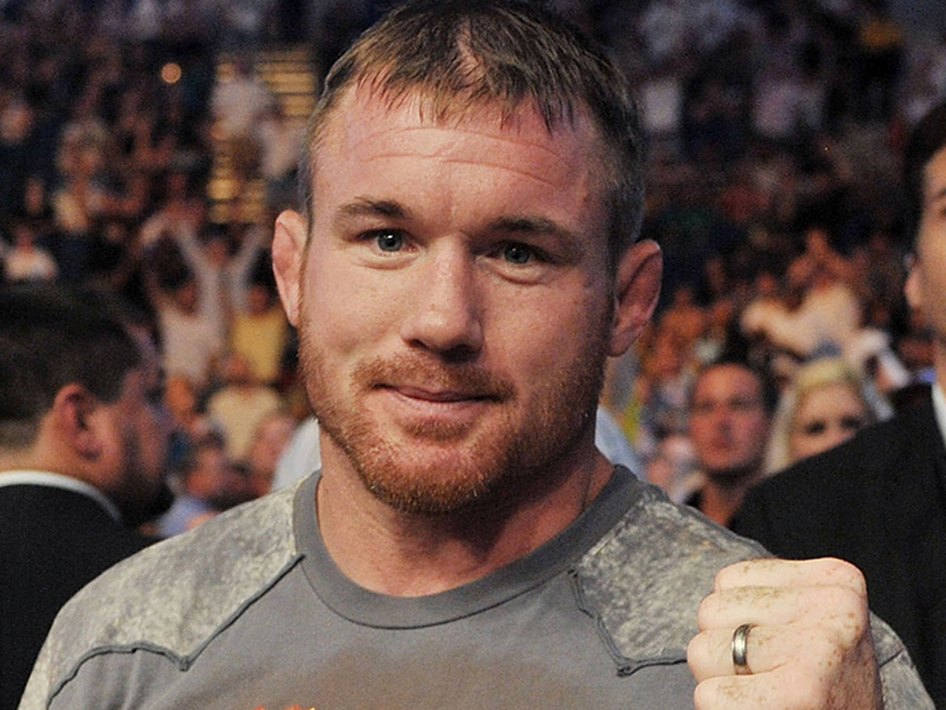 Matt Hughes Smiling At Camera