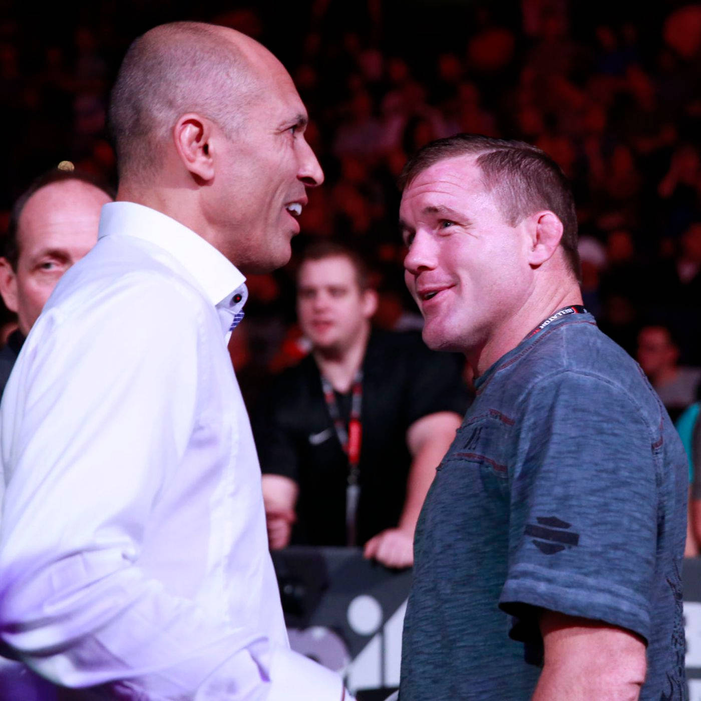 Matt Hughes With Royce Gracie Background