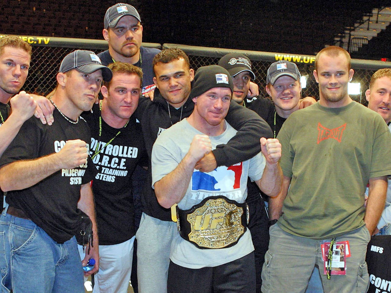 Matt Hughes With Team