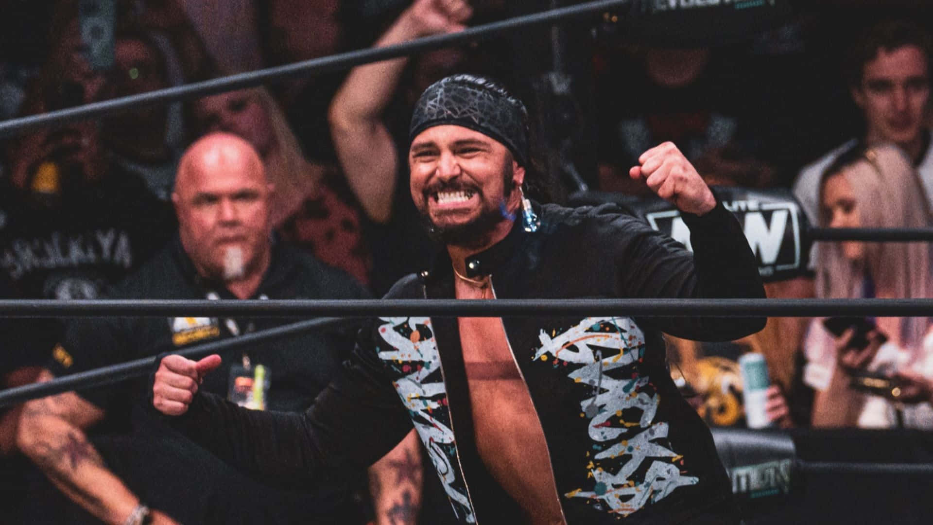 Matt Jackson At Aew Revolution 2022 Background