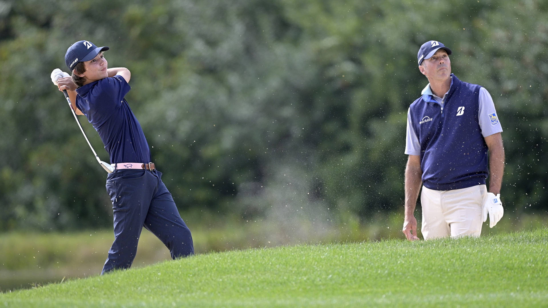 Matt Kuchar And Son Background