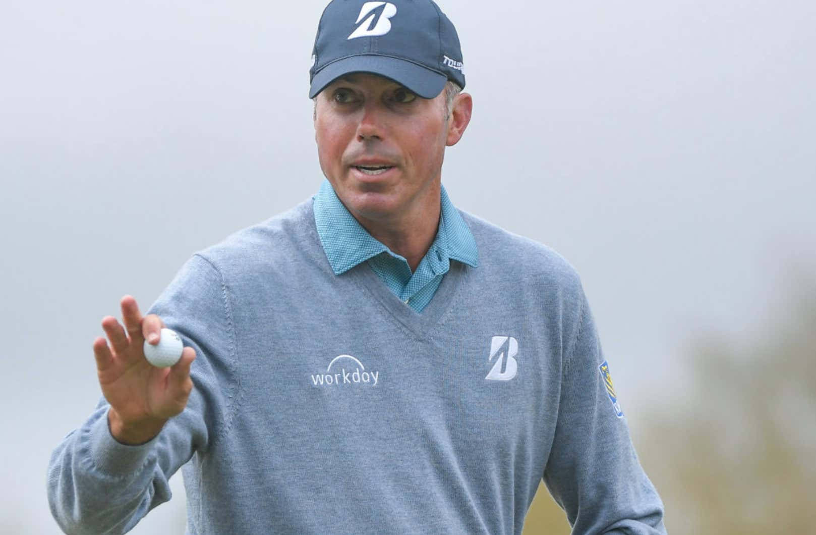 Matt Kuchar Handling Golf Ball Background