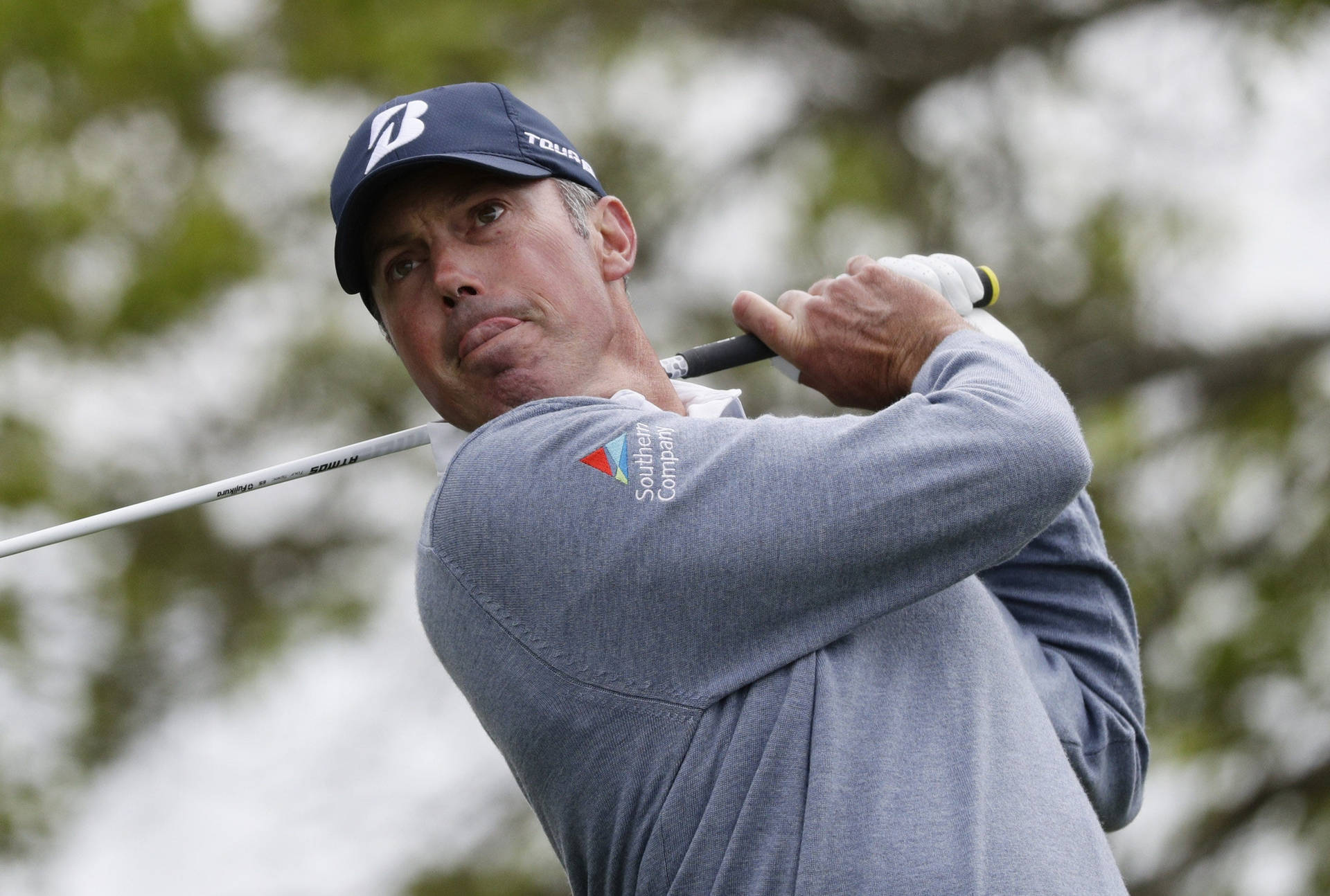 Matt Kuchar In Game Pose Background