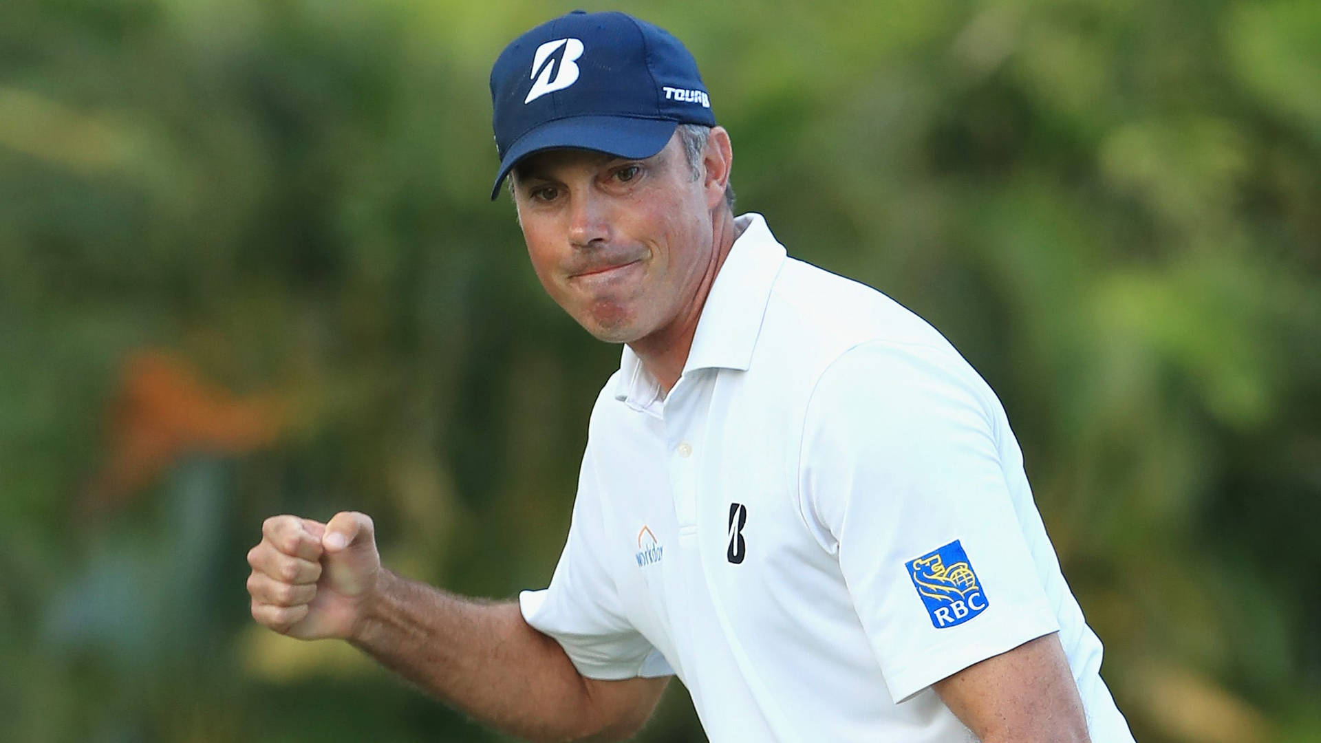 Matt Kuchar Looking Determined Background